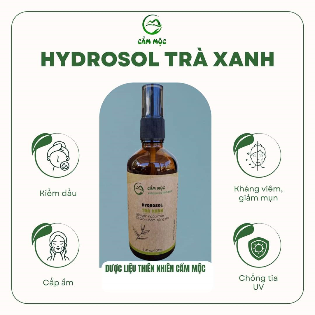 Dược liệu thiên nhiên Cẩm Mộc - Hydrosol Trà xanh